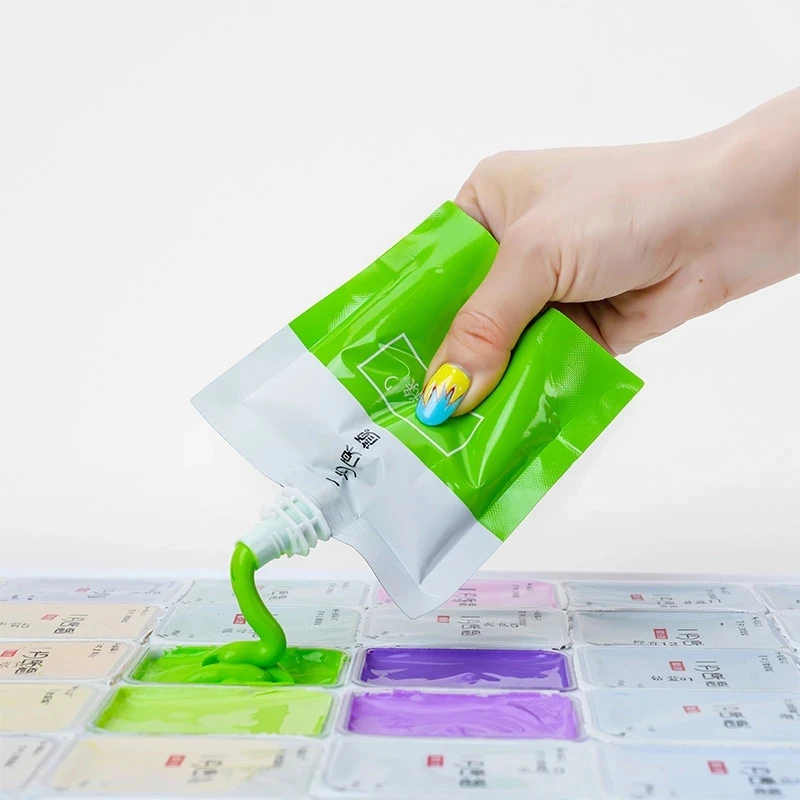 

MIYA HIMI гуашный мешок, сменный красок (90 мл), профессиональная краска, креативпосылка, Нетоксичная краска для художника, хобби, детей