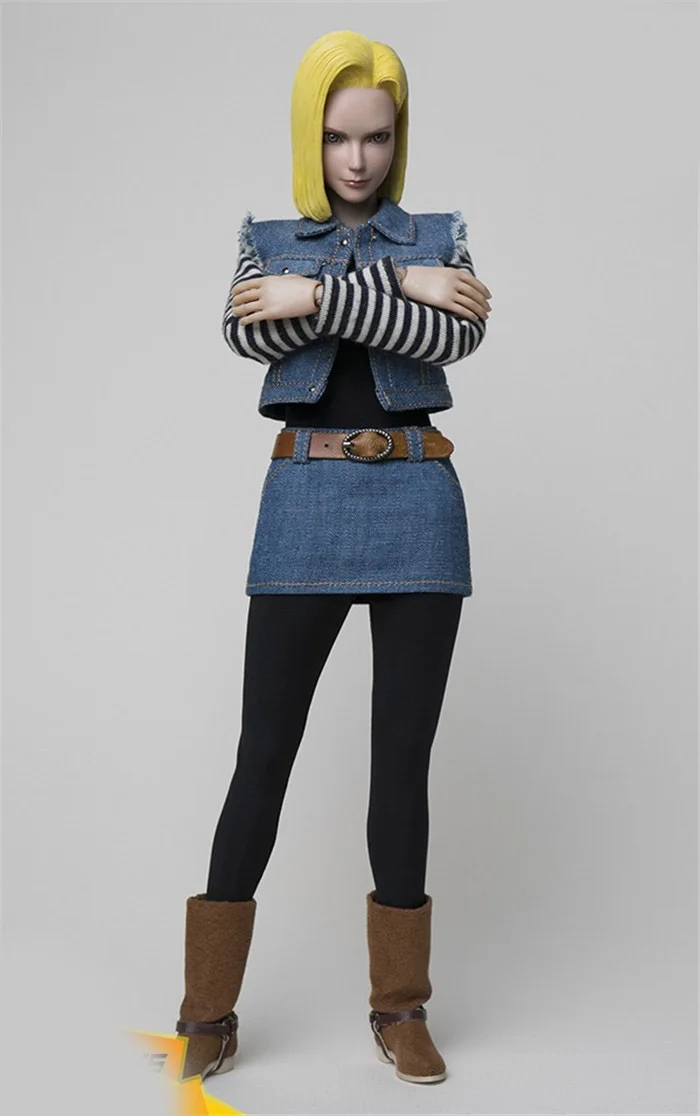 Soldier Phicen 1/6 масштаб Dragon Ball Z Android 18 лазурит экшн игрушечная фигурка-модель для детской игрушки