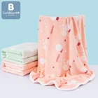 Детское фланелевое одеяло, односторонний мягкий домашний текстиль с вышивкой букв, для мальчиков и девочек, подходит для всей семьи, 80x100 см