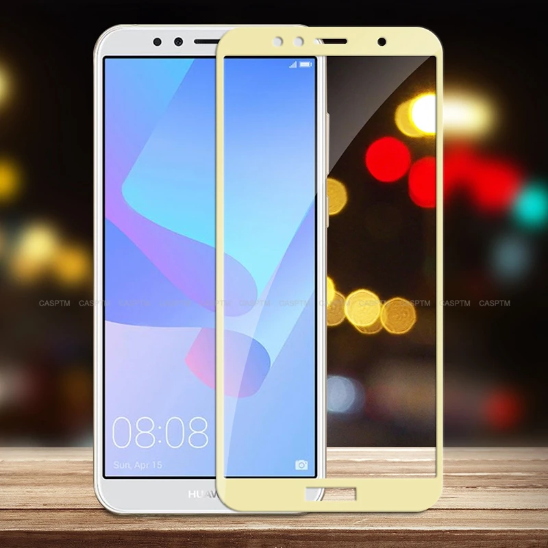 Защитное закаленное стекло с защитой от царапин для телефона Huawei Y6 Prime 2018 HD