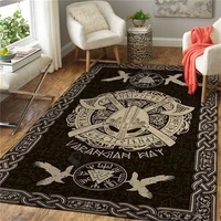 viking eagle poleaxe 3d all over printed rug non slip mat dining room living room soft bedroom carpet