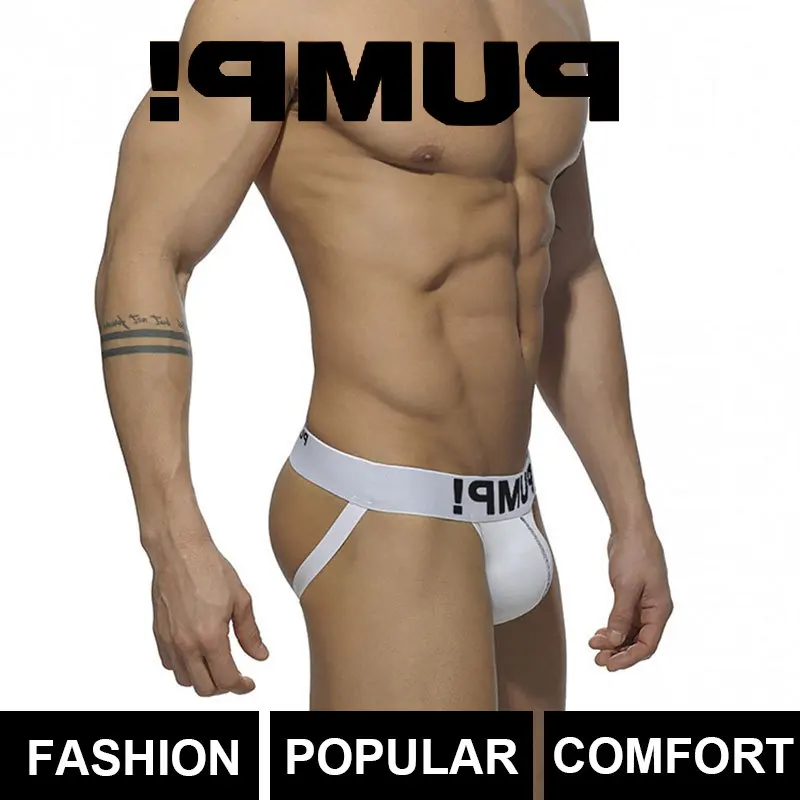 

New Gay Men Sexy Underwear Thong Men Jockstrap Solid Men's Underwear Mens Thongs And G strings Sexi