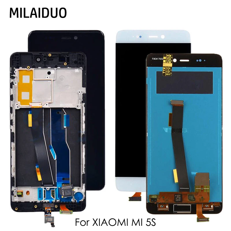 ЖК дисплей для Xiaomi Mi 5S 5 15 ''кодирующий преобразователь сенсорного экрана в