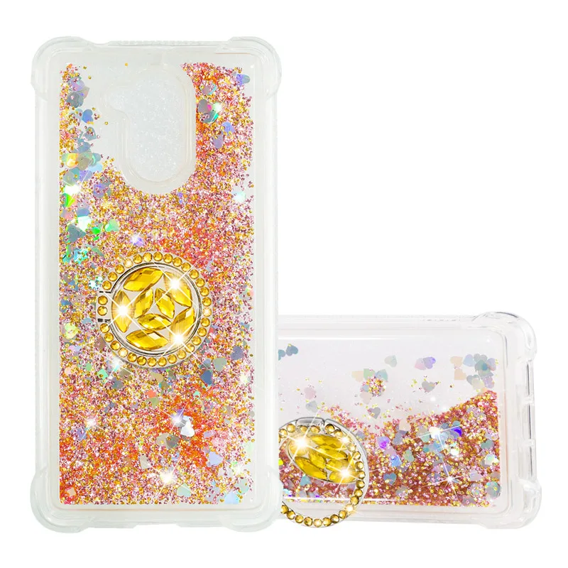 Роскошный блестящий чехол для телефона с бриллиантовым кольцом huawei Enjoy 6s 7 Plus Honor 6c