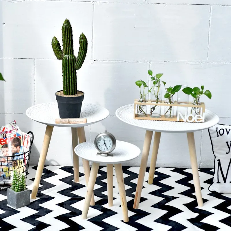 

Simple Style Tea Coffee Table Living Room Tables Home Bed-table Combination Decorations