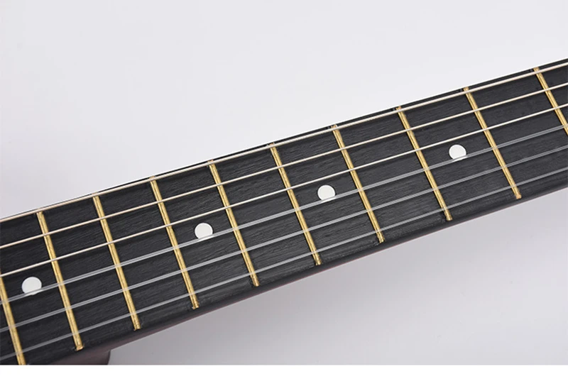 36 Inch Classical Guitar 6 String Basswood Electric Instrument with Capo Strings Picks Strap AGT273A | Спорт и развлечения