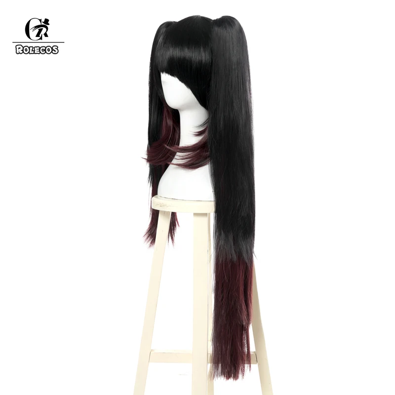 Парик для косплея ROLECOS Kurumi Tokisaki женские длинные волосы аниме с двойным хвостом
