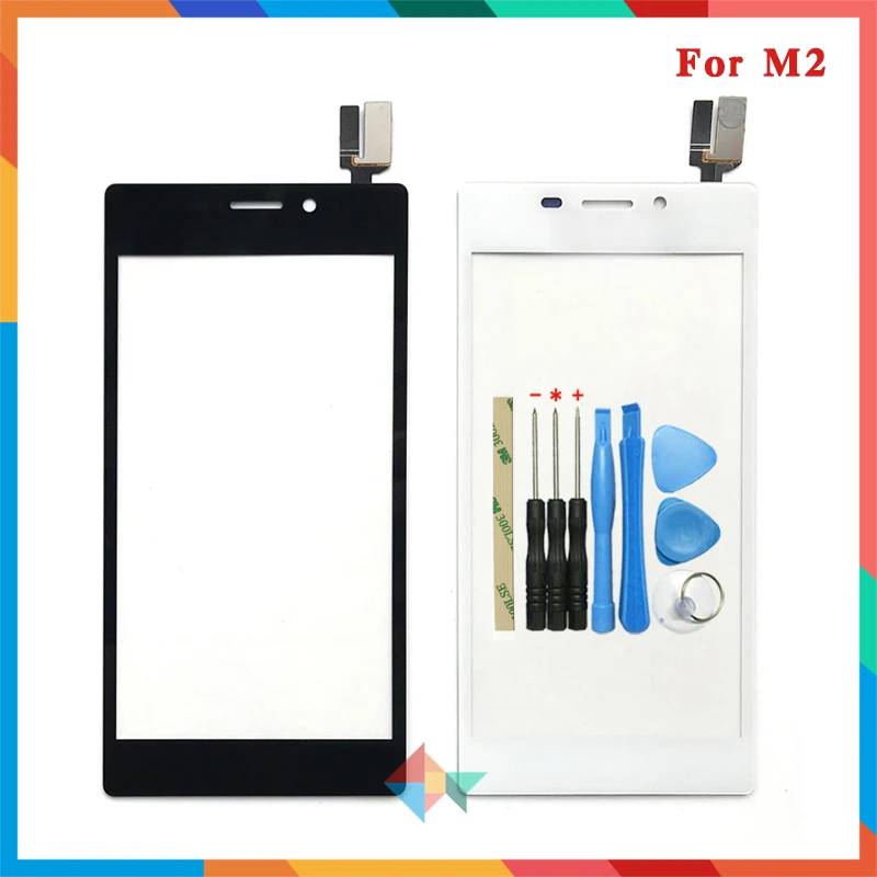 4," для sony Xperia M2 S50H D2302 D2303 D2305 D2306 и M2 Aqua D2403 сенсорный экран дигитайзер Передняя стеклянная Сенсорная панель объектива