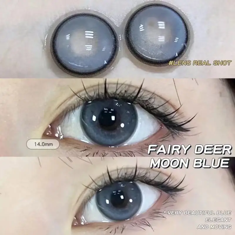 ovolook 1 pair 2pcs color halloween cosplay colored 10 tone anime cosplay lenses colored contact lenses for eyes yearly use free global shipping