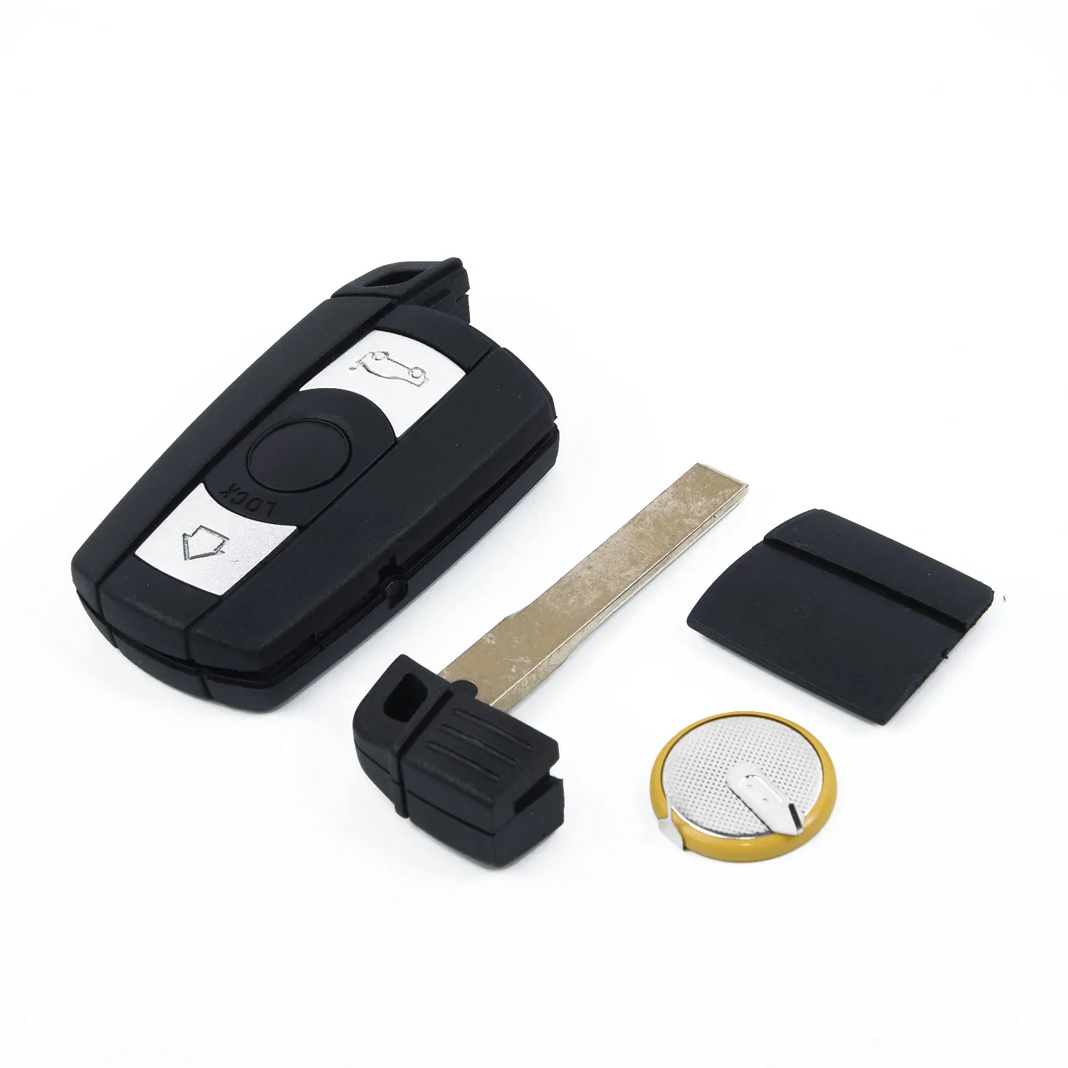 Для BMW автомобиля ключ 3 кнопки Корпус оболочки E60/E87/E90/E91/E92/X1/X5 + LIR2025 Батарея |