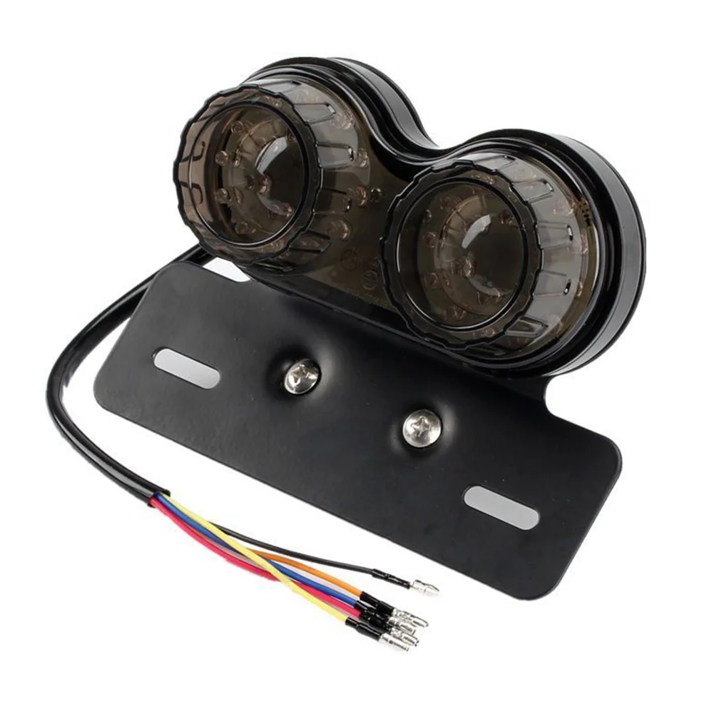 

12 В Стайлинг пластиковые аксессуары легко установить модифицированное украшение задний сменный светодиодный задний фонарь для мотоцикла