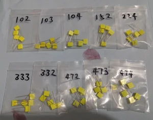 Комплект корректирующих конденсаторов 10 видов * 5 шт. 100 в 0,470,220,1 мкФ 4733104.73.31. Триммер 51NF 102332472103333473104224474J