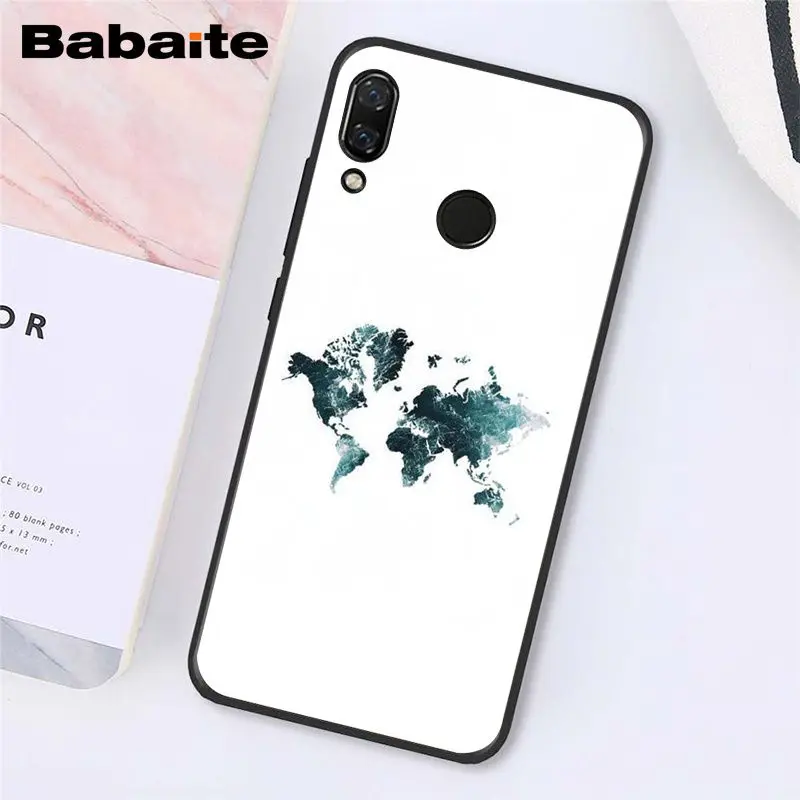 A5 Babaite карта мира путешествия просто пойти чехол для телефона для Xiaomi Redmi8 4X 6A S2 Go Redmi 5 5Plus Note4 5 7 Note8Pro - Цвет: A5