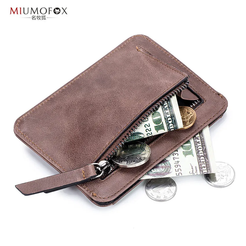 

Luxury 100% Genuine Leather New Men Wallet Fashion Short Bifold Casual Soild With Coin Pocket Purses Card Holder Bag Masculina