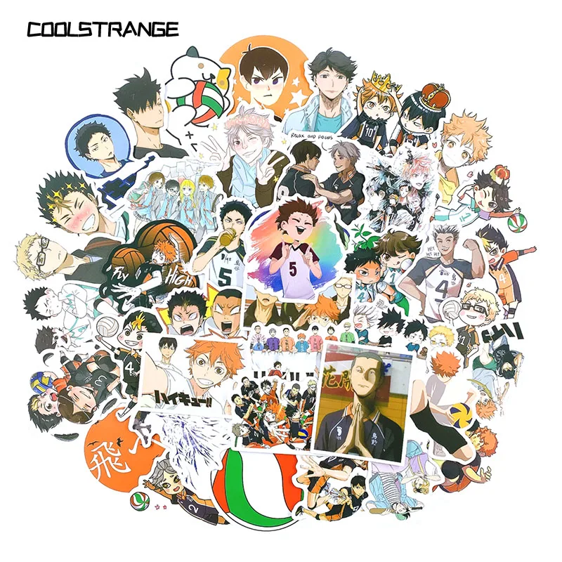 

10/30/50 шт. мультяшный Haikyuu! Аниме наклейки s для холодильника DIY чемодан ноутбук автомобиль скейтборд альбом мотоцикл телефонная наклейка