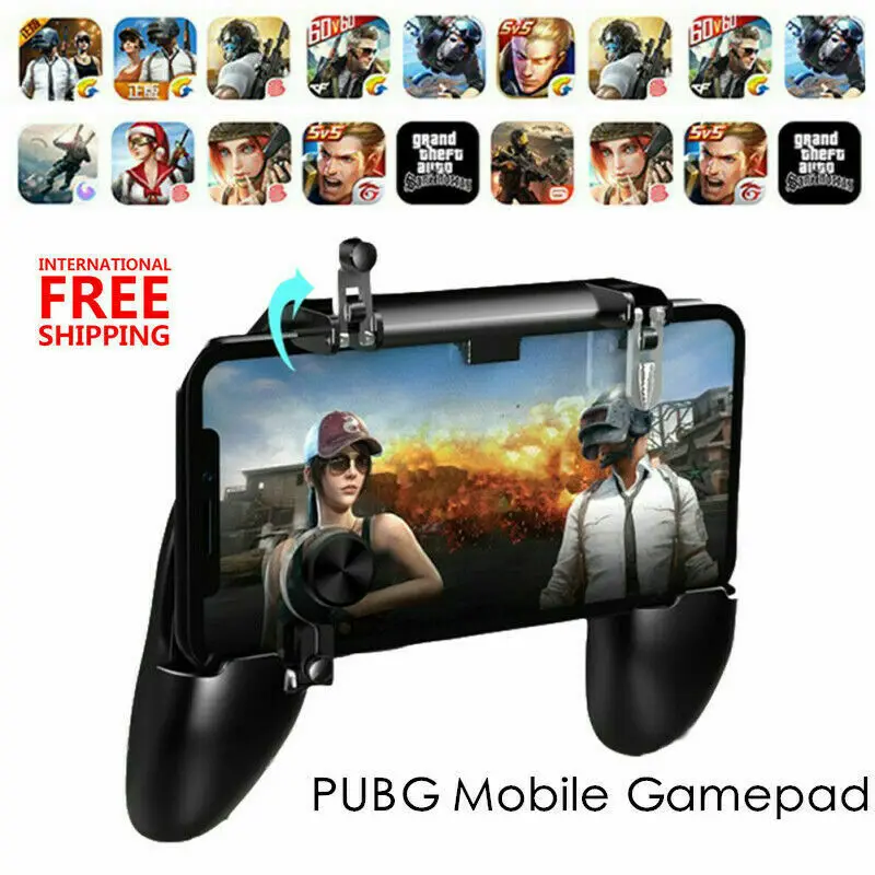 

Mobile Phone Gaming Controller Gamepad Joystick Fire Trigger For PUBG Fortnite