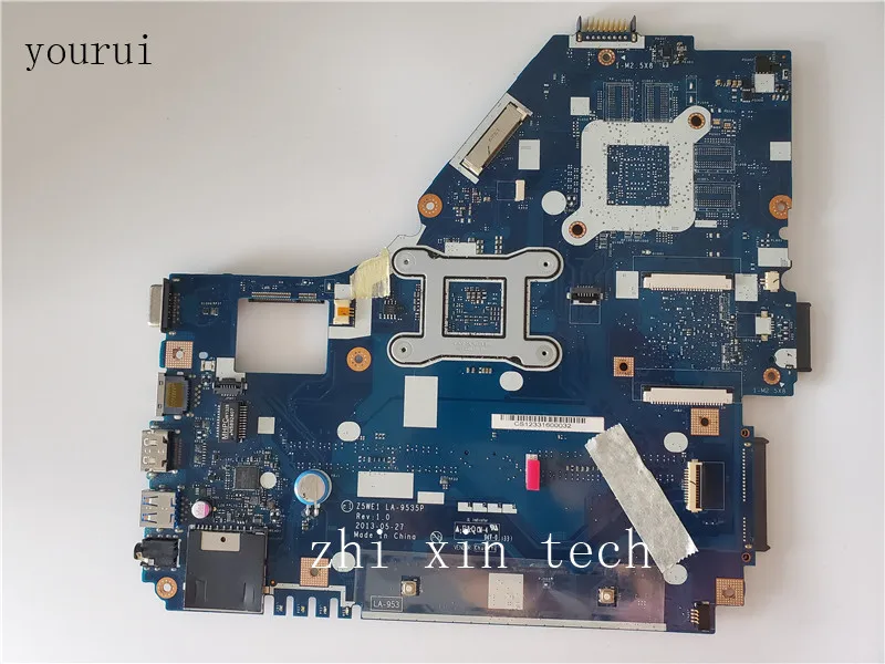 Yourui для acer aspire E1-530 E1-570 ноутбук материнская плата Z5WE1 LA-9535P NBMEP11001 с i3-3217U процессор