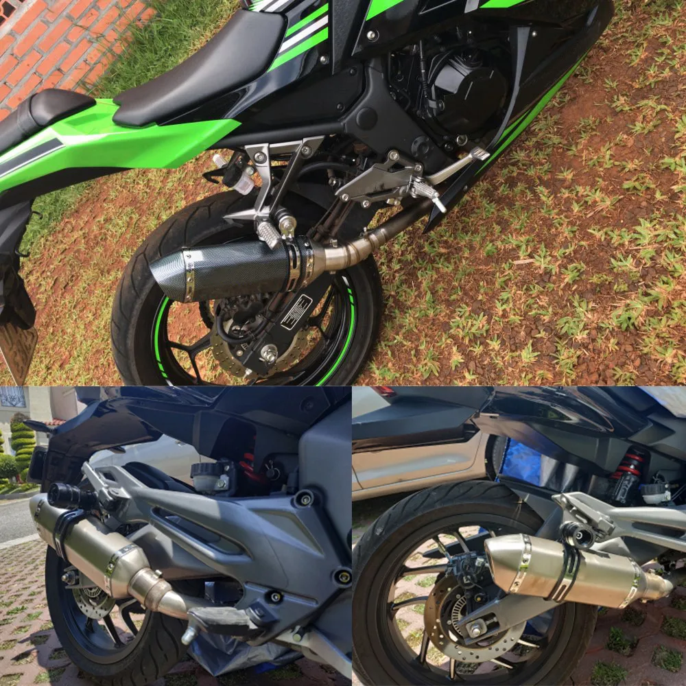 Универсальный глушитель AK для выхлопных труб Akrapovic PCX Z800 XJ6 R1 R6 51 мм |