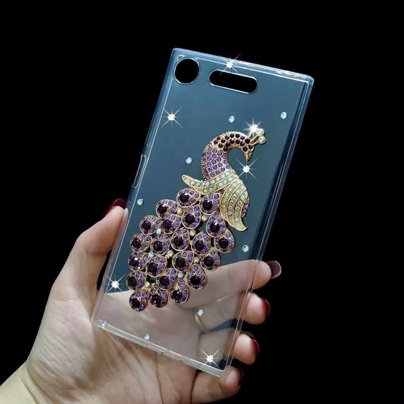 Роскошный Блестящий Алмазный чехол для Sony Xperia 1 10 II 5 8 L1 L2 L3 L4 Plus XA XA1 XA2 XZ XZ1 XZ2 XZ3 Ultra