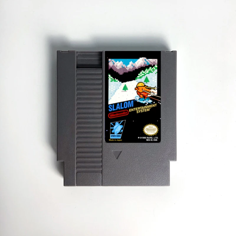 

Slalom - Game Cartridge For NES Console 72 Pins 8bit