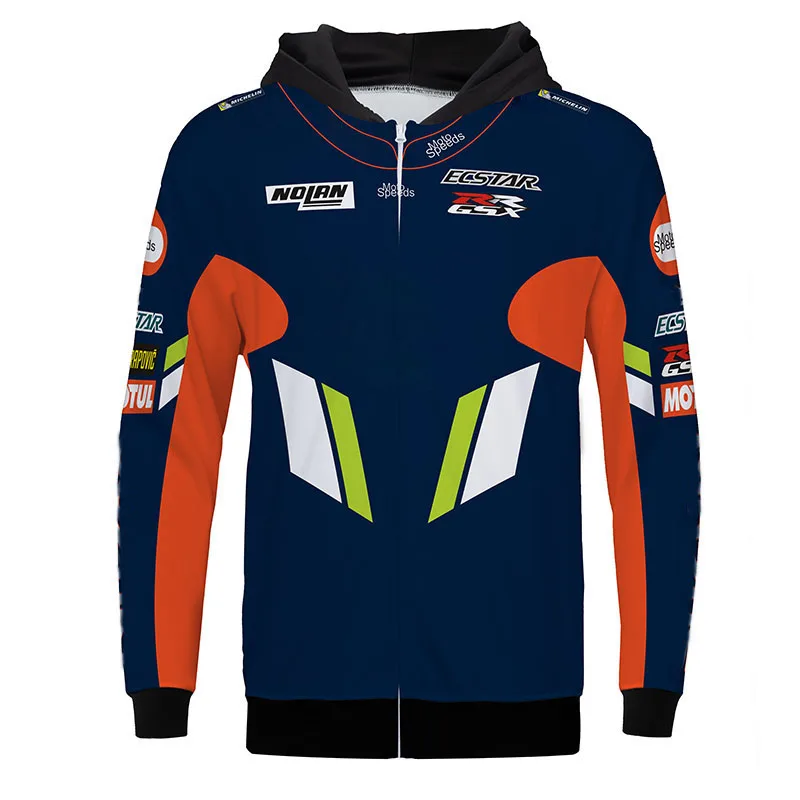 Мотоциклетная мягкая одежда с капюшоном для мотокросса Толстовки гоночной