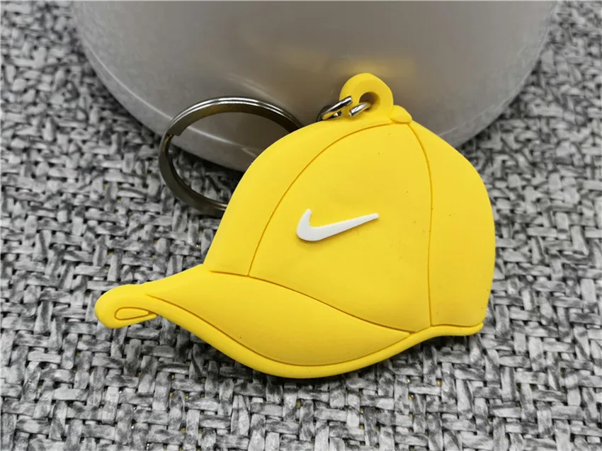 1032 Мини силиконовый милый брелок Nikes cap Форма брелок для женщин мужчин детей подарок брелок баскетбольные кроссовки Porte Clef - Цвет: 1032