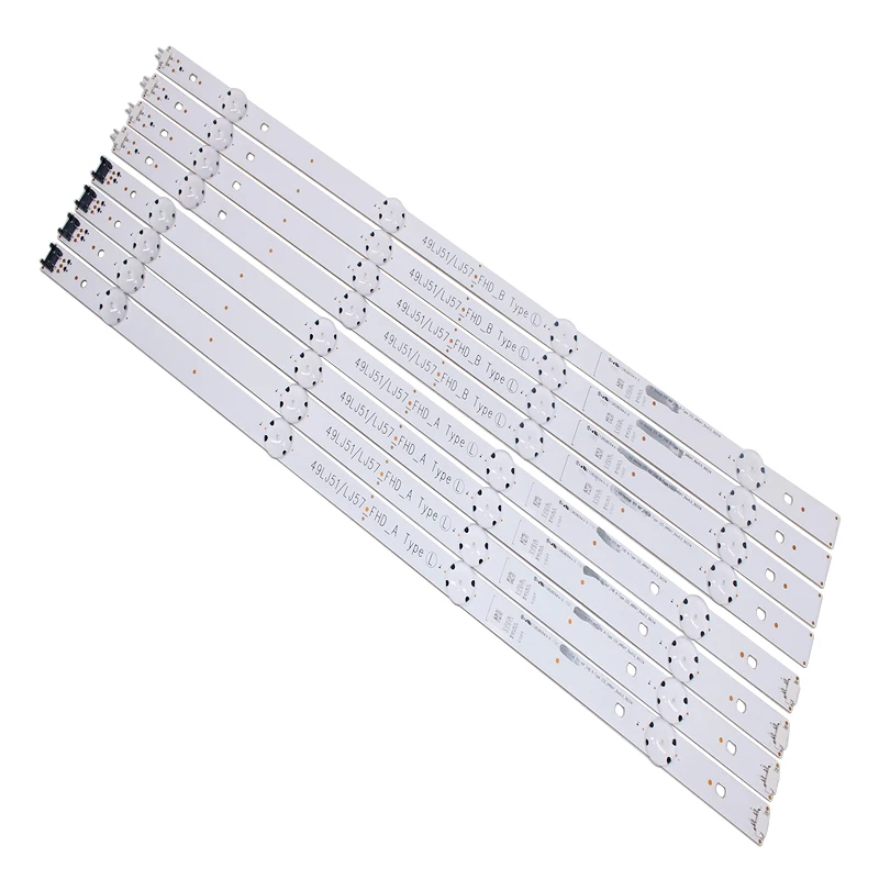 New 24pcs/set LED strip for LG 49LH590V HC490DUN 49LH5700 49LJ51/LJ57_FHD_A B Type LG innotek 17Y 49_FHD A B EAU63673013