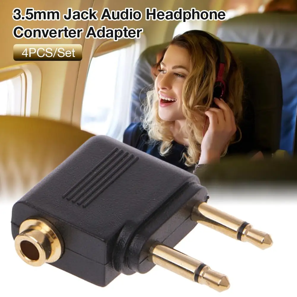 4 шт./компл. авиационный разъем для подключения гарнитуры адаптер 3 5 Мужской