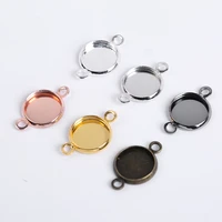 10 20pcslot cabochon base tray bezels bracelet necklace diy accessories blank charms pendant setting base for jewelry making
