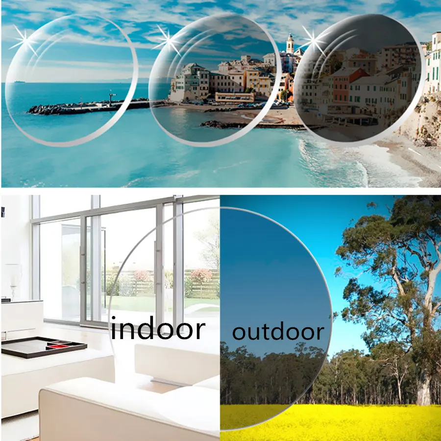 Новинка 2020 фотохромные линзы модная Ретро оправа для очков кошачий глаз при