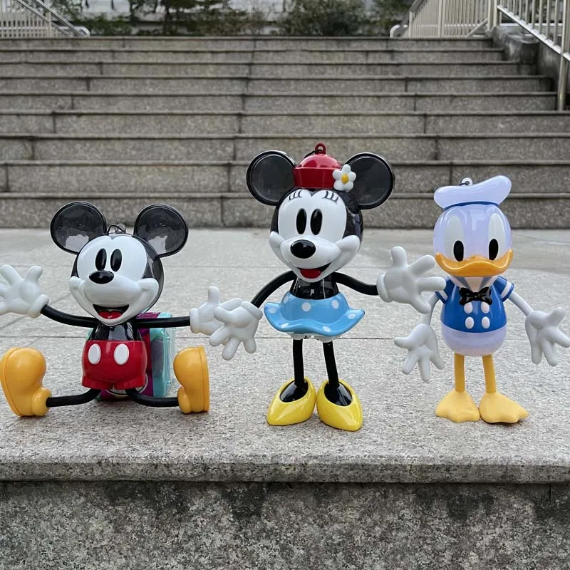 

Cartoon Donald Duck Mickey Minnie Model Doll Lovely Ornaments Mouse Movable Joint Children's Toys