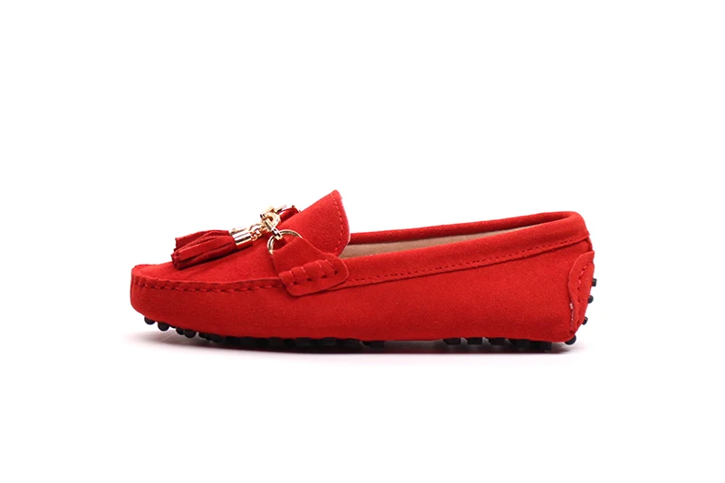 Туфли женские из мягкой кожи лоферы на плоской подошве брендовая повседневная