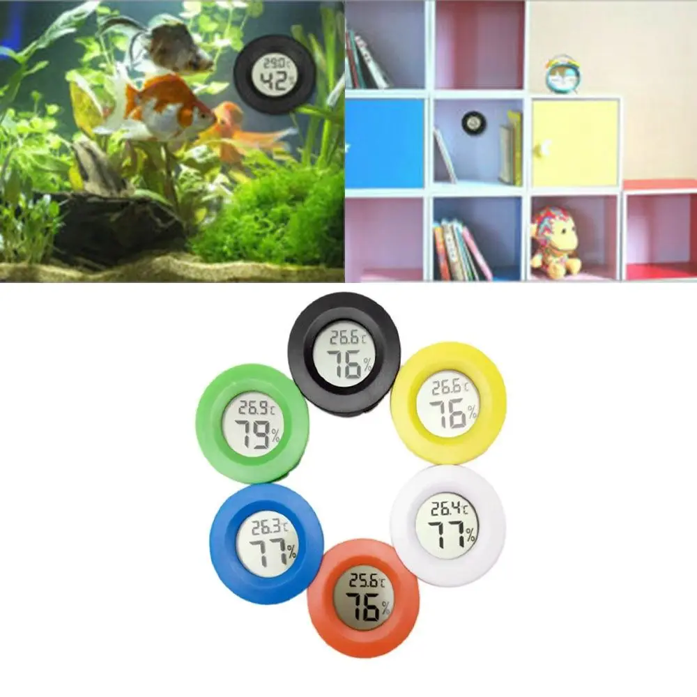 Цифровой мини-Термометр-Гигрометр с ЖК-дисплеем 6 цветов | Дом и сад