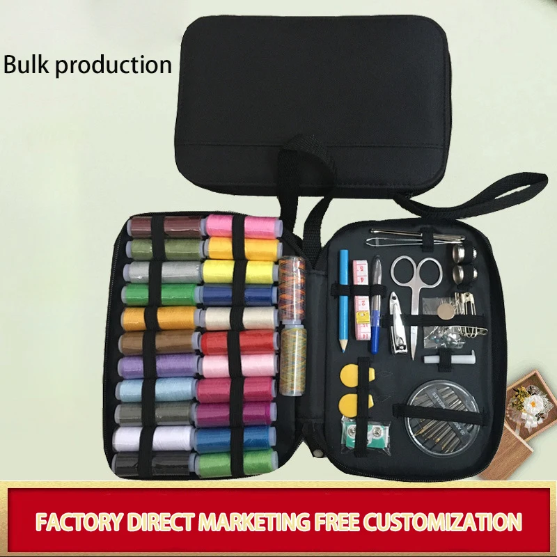 98 Pcs Sewing Kit Set Multi-function Stitch Tool Travel Accessory 24 Color Large Capacity | Дом и сад