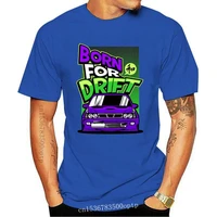 drifting t shirt drift born for mens funny jdm car ae86 hot rod enthusiast race tops tee shirt custom screen printed