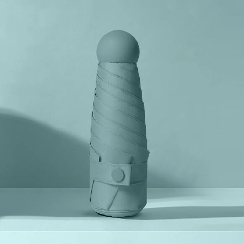 Мини-зонтик складной Женский маленький водонепроницаемый дорожный зонтик от