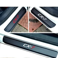 for carbon fiber vinyl sticker door sill protector scuff plate maz da cx 7 accessories