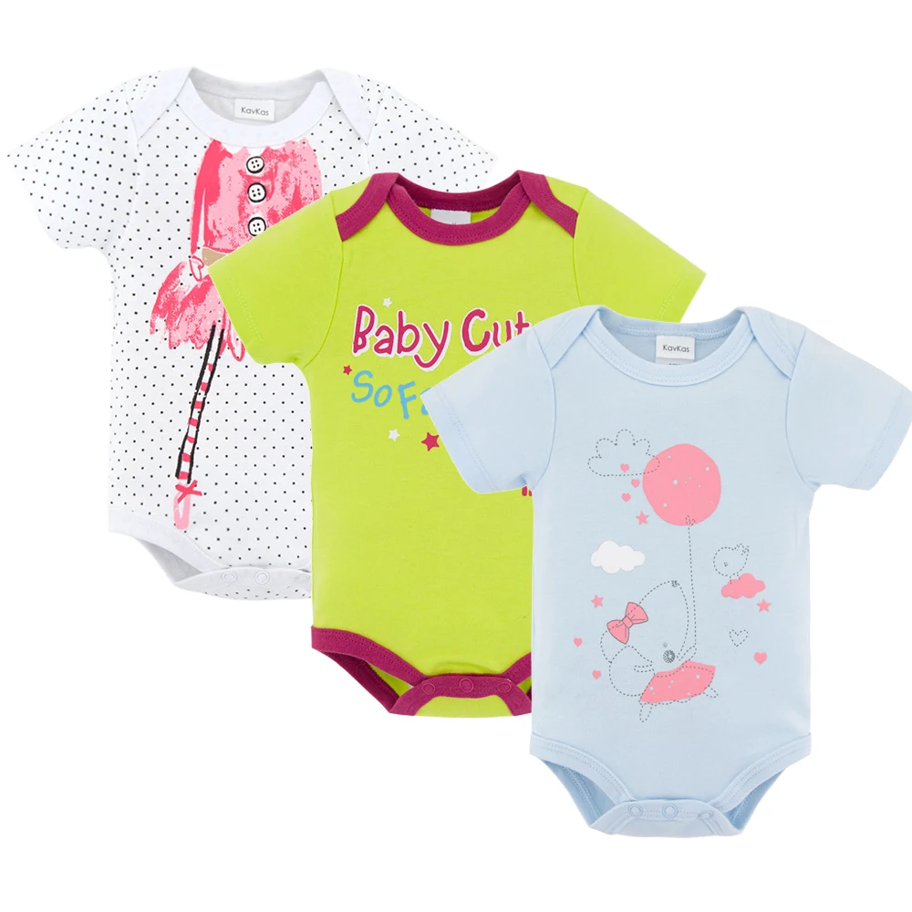 Одежда для малышей 3 шт./компл. одежда с мультяшным принтом летняя хлопковая