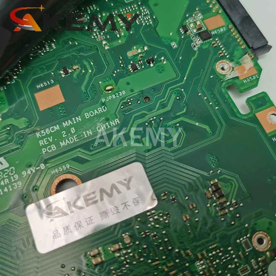 For ASUS K56CA K56CM S56C A56CM A56C S550CM K56CB S550CB I7 REV 2.0 laptop motherboard tested 100% work original mainboard | Компьютеры и