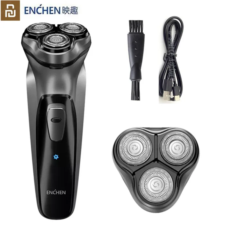 Youpin электрическая бритва для лица Enchen Black Stone 3D электробритва Мужская моющаяся