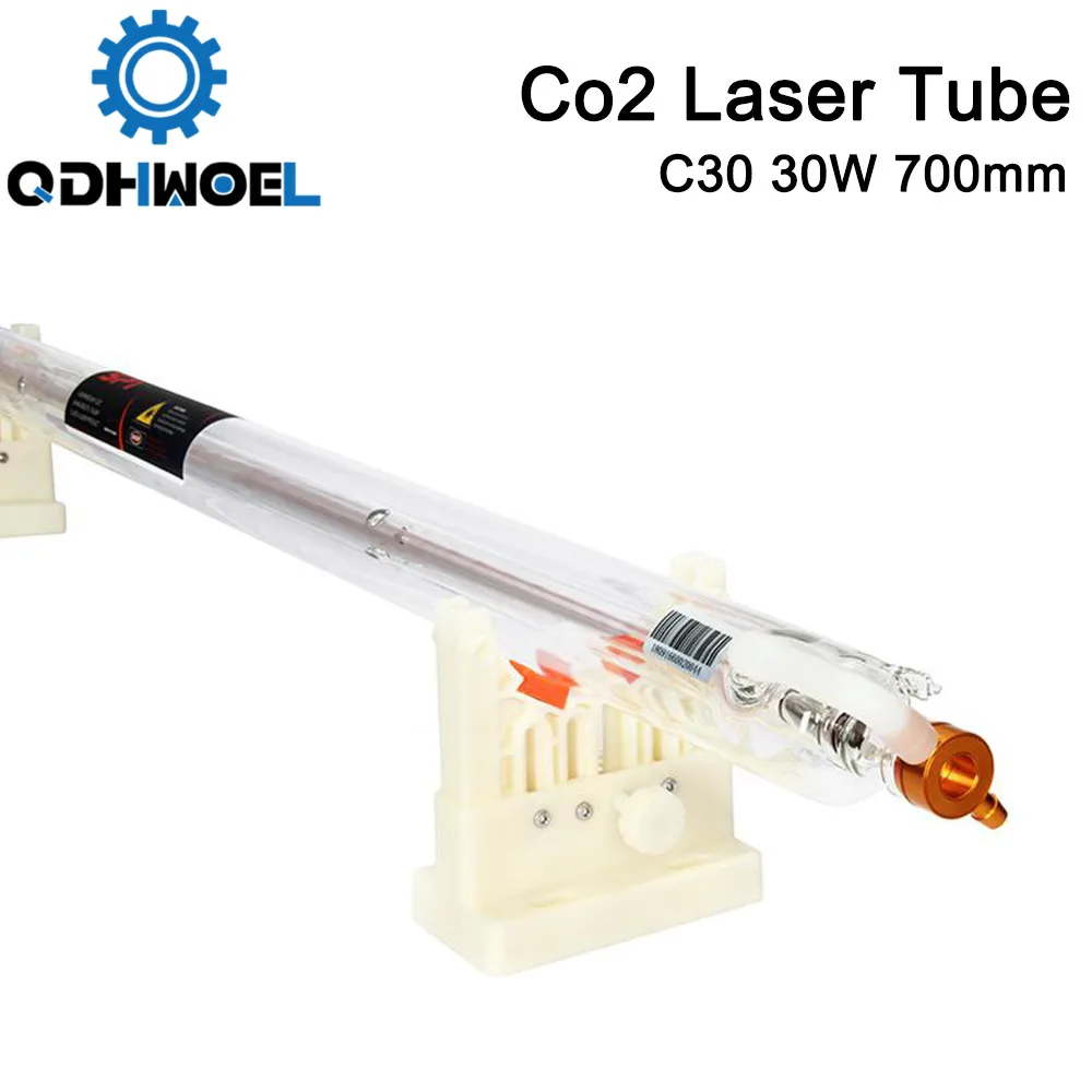 

QDHWOEL SPT C30 700MM 30W Co2 Laser Tube for CO2 Laser Engraving Cutting Machine