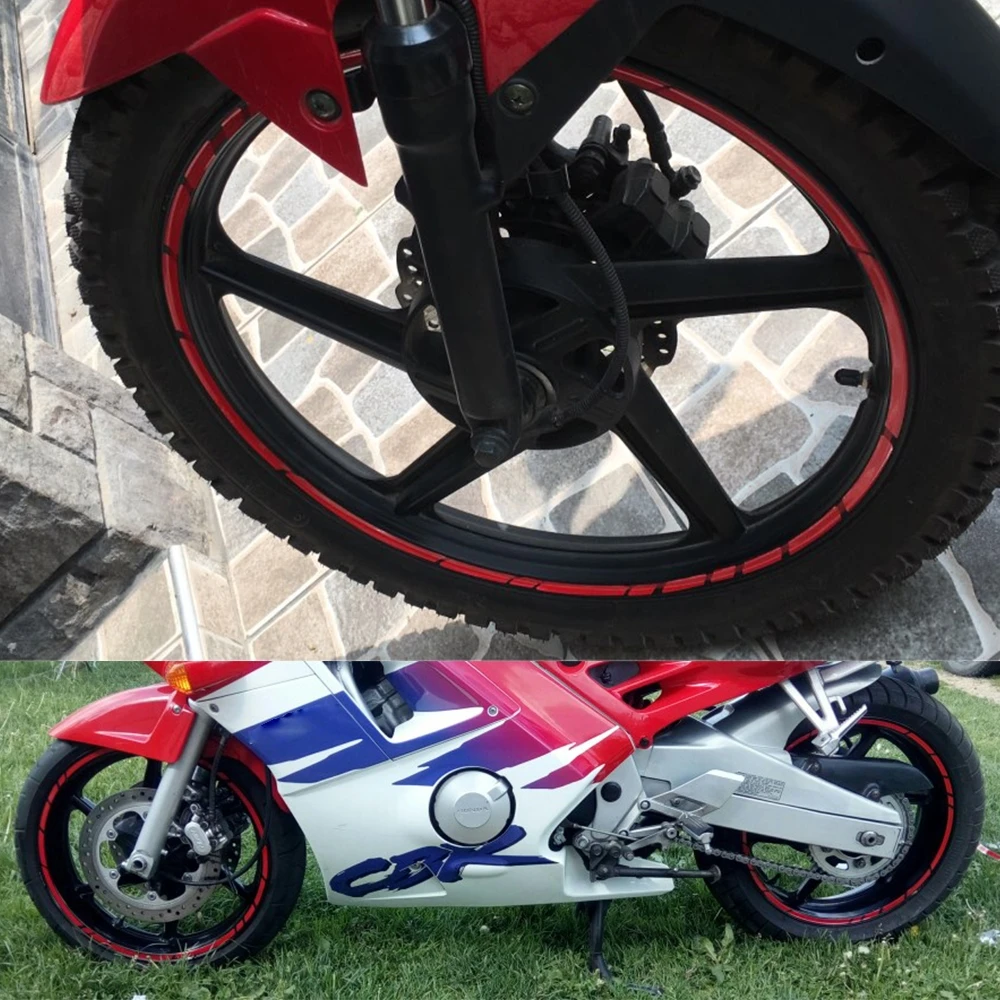 17 19 дюймов Универсальный мотоциклетный автомобильный стикер для шин