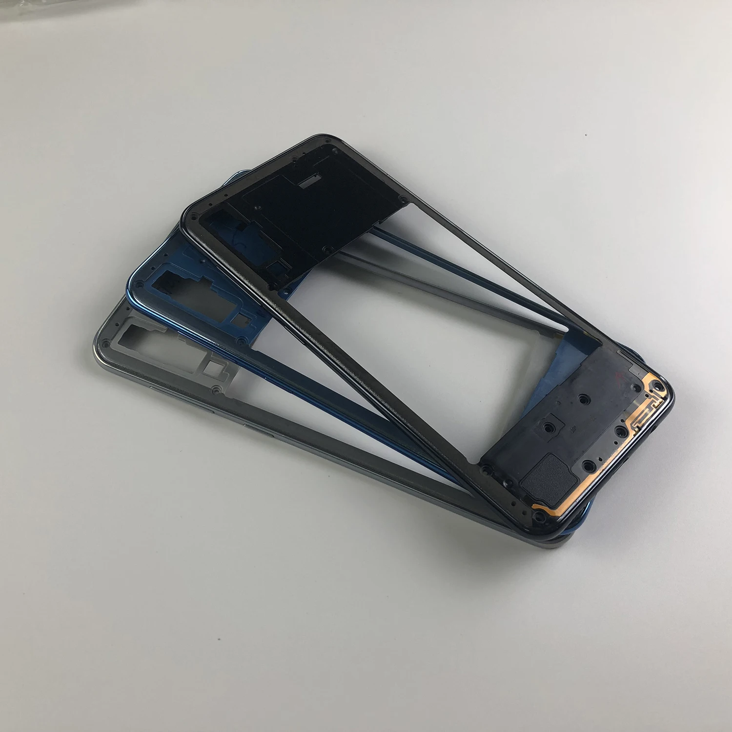 Для samsung Galaxy A50 A505 A505F A505DS корпус средняя рамка Крышка+ задняя крышка батареи задняя крышка+ крышка объектива камеры+ логотип