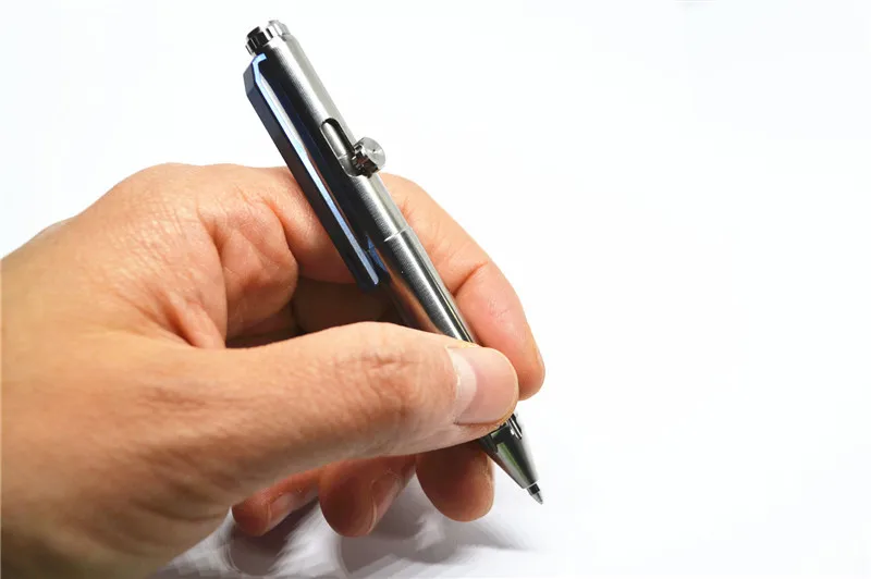 Новая мини-ручка для переноски EDC титановая Шариковая ручка пистолета гелевая