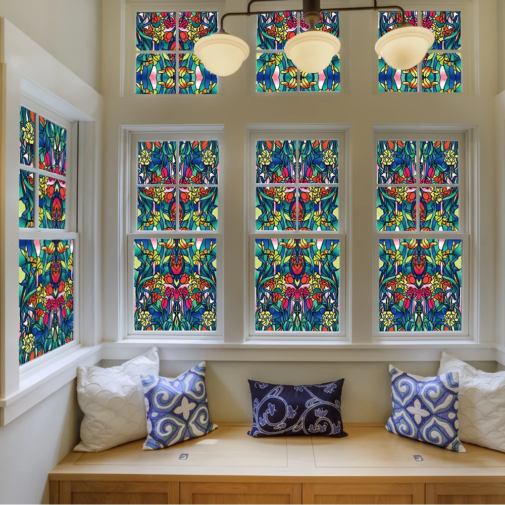 Пленка на дверь Tuilp Calla Lily Классическая матовая наклейка раздвижные двери для