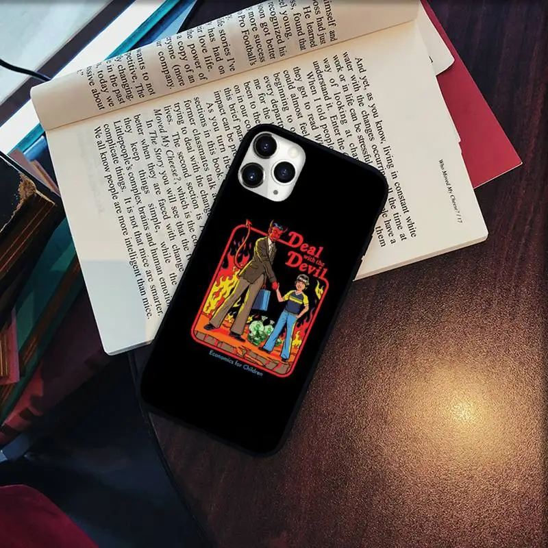 

Let's Summon Demons Graphic Phone Case for iPhone 11 12 pro XS MAX 8 7 6 6S Plus X 5S SE 2020 XR Soft silicone