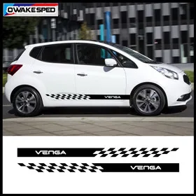 Гоночные решетки Стикеры для KIA Venga Forte автомобильный Стайлинг линии талии полосы Флаг Германии индивидуальные авто защита виниловые наклейки