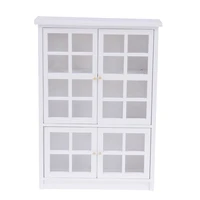 iland 112 dollhouse miniature furniture kitchen dining room cabinet display shelf white wd0055