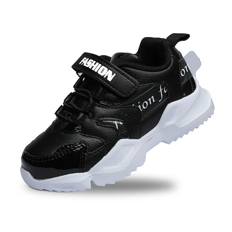 

spring Kids Sports Shoes Children Casual Boys Patchwork Sneaker Fashion Autumn Graffiti Girls Student Boots Anti-Slippery