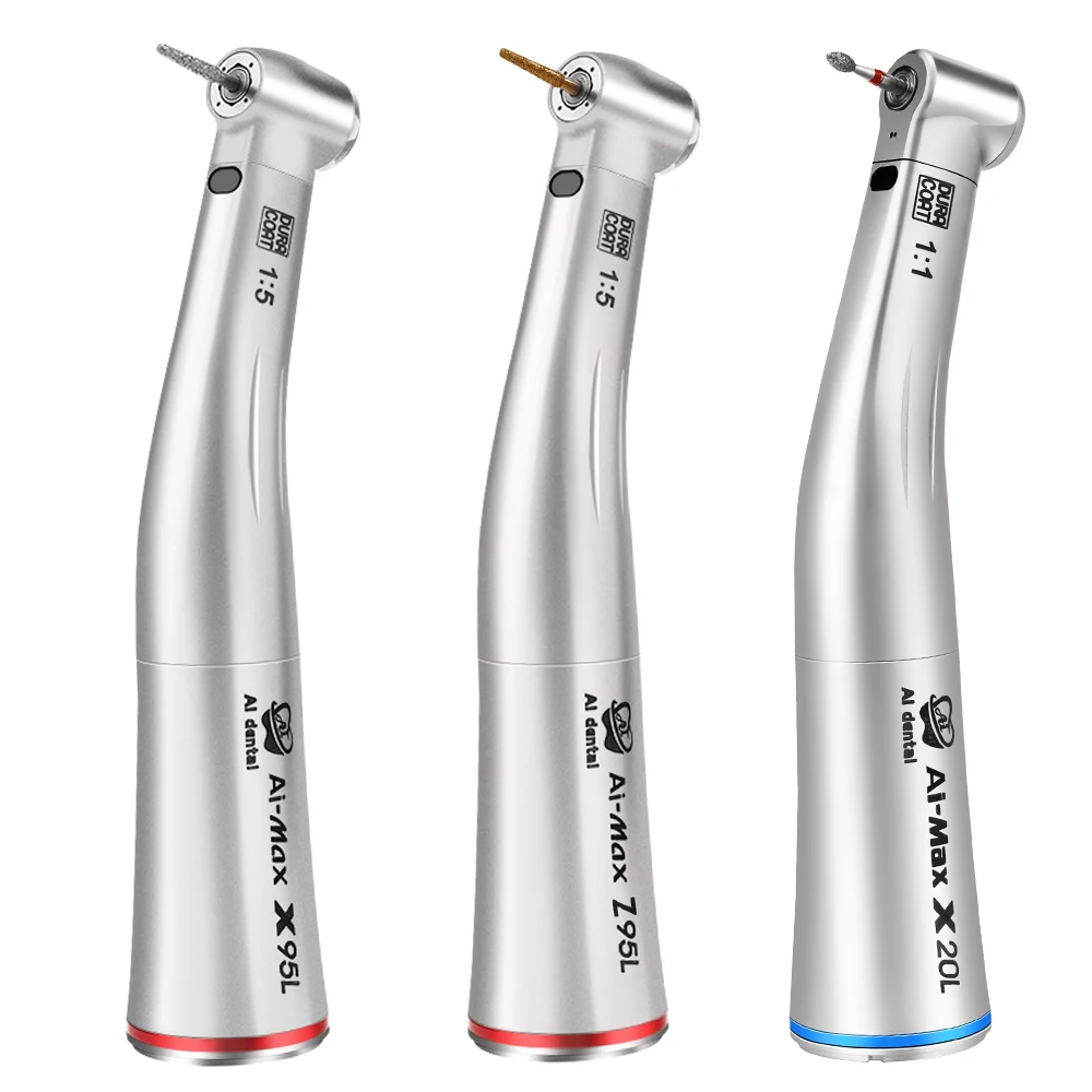 FG bur оптоволоконный Электродвигатель с обратным углом и медленной скоростью